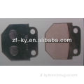 ISO9001 hot selling motorcycle brake pads BT125,factory design